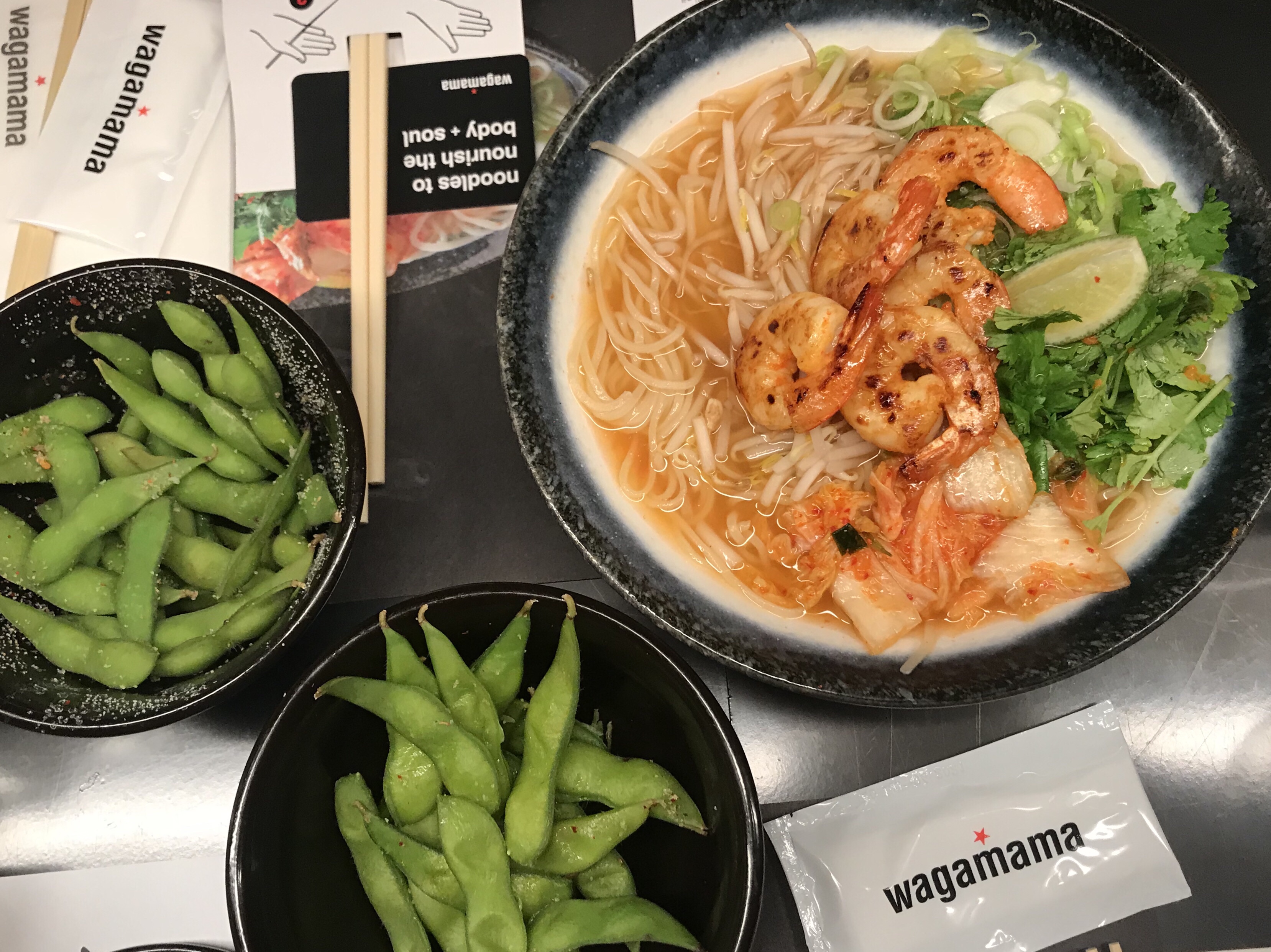 Wagamama Ramen Dishes