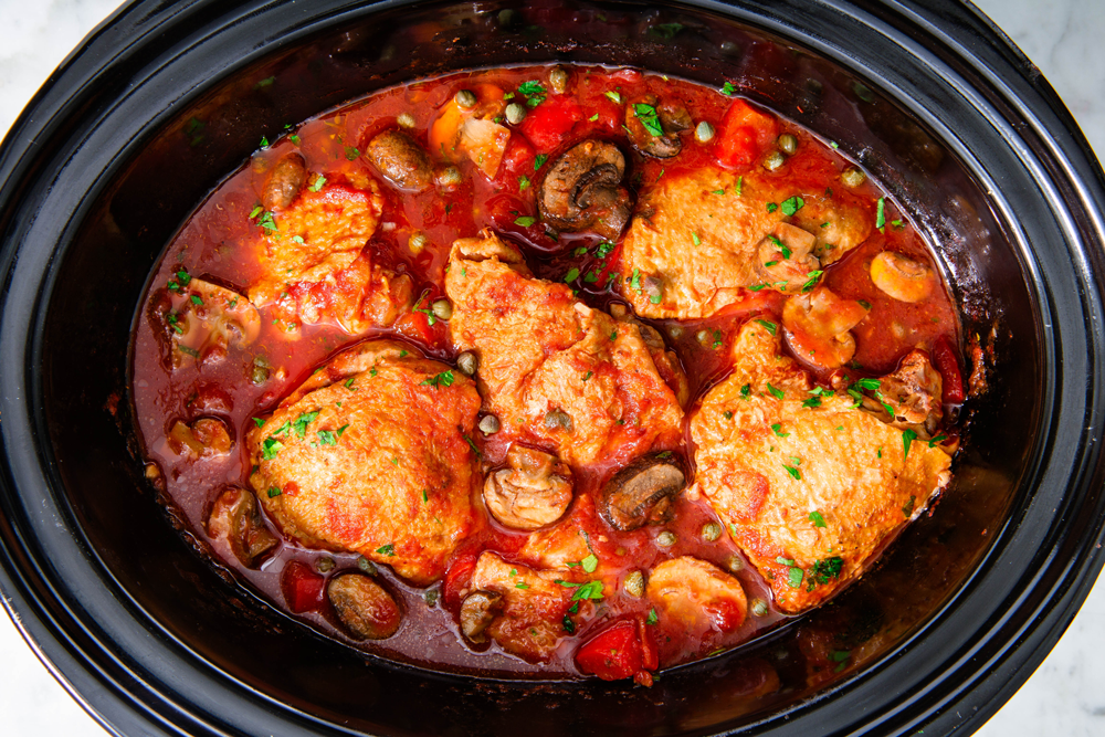 chicken cacciatore slow cooker recipes