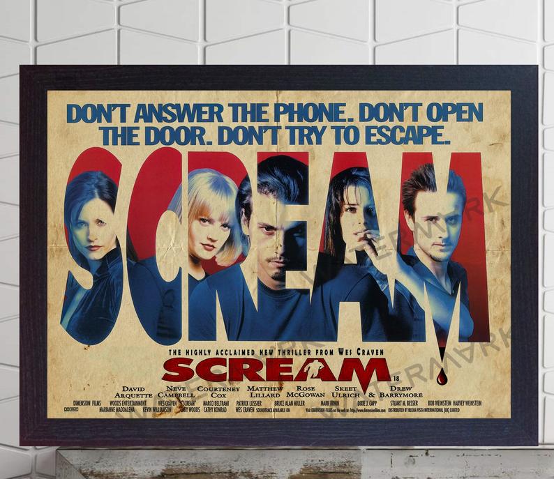 Scream 1996 Movie Poster