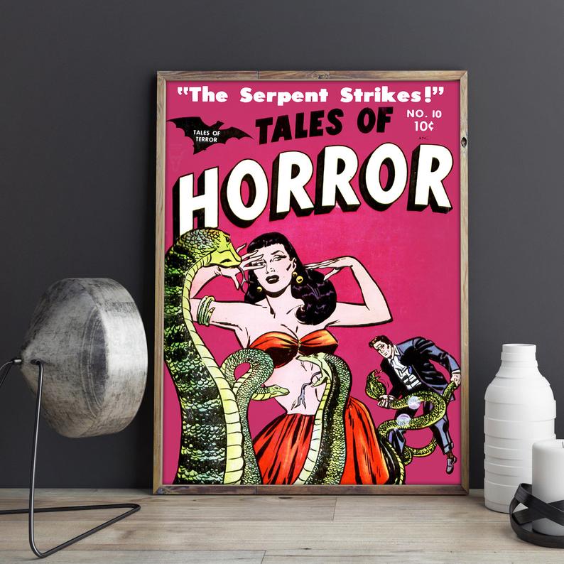 Vintage Horror Movie Poster