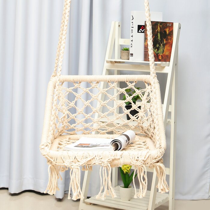 Cecilia Knitted Macrame Hammock Chair